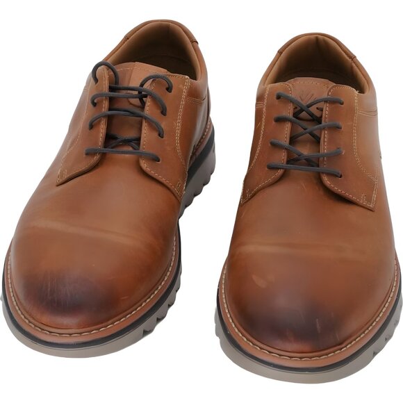 Mens Johnston Murphy Braydon Tan Derby Shoes US 10 M - Picture 5 of 6